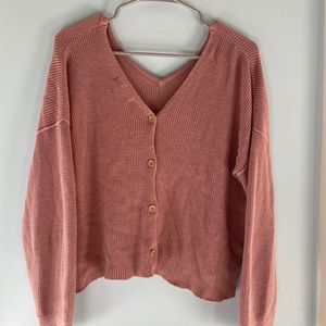 Reversable Pink Sweater
